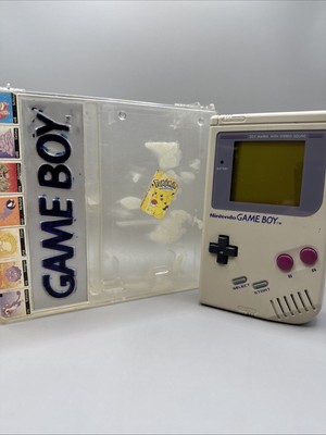 Nintendo Game Boy Spielkonsole - Grau (DMG-01) - Mit Acryl Case