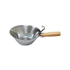 Kraft Tool Stainless Steel Bowl-Shaped Bucket Scoop Transferring Mortar Stucco