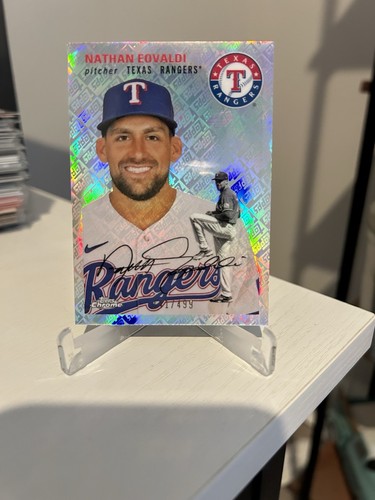 2023 Topps Chrome Platinum Anniversary Nathan Eovaldi Topps Refractor /499 #228