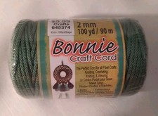 Pepperell Bonnie Braid Macrame Cord 2 mm x 100 yd Sage