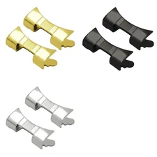 2pack Curved Ends Watch Band Connector Watch Strap Connector Adapter