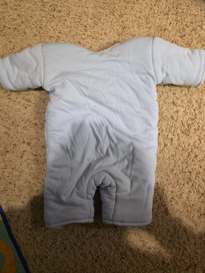 Baby Merlin's Magic Sleepsuit Swaddle Transition azul polar 6-9 meses 18-21 libras Foto 4 de 4