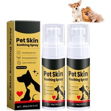 Pet Skin Soothing Spray 50ml for Itchy Skin and Reduces Scratching