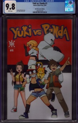 Yuki Vs Panda #1 (Source Point Press 2021) BIRD CITY VARIANT CGC 9.8