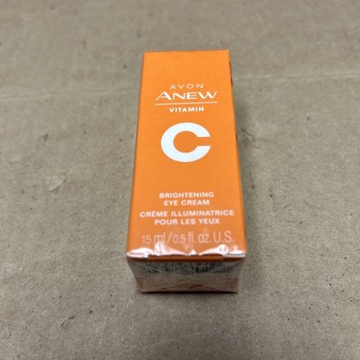 Avon ANEW VITAMIN C BRIGTENING EYE CREAM for Dark Circles 0.5 fl oz Sealed Box
