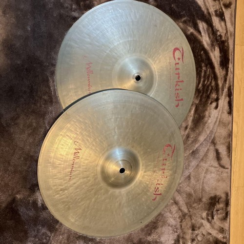 Turkish Millennium 14" Hi-Hat Cymbals Top 980g Bottom 1123g Used Jazz Pop - 第 3/6 張圖片
