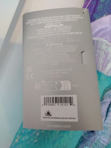 Disney Store Little Mermaid Limited Edition Costume Dress Girls Size 4- NEW - Picture 3 of 12