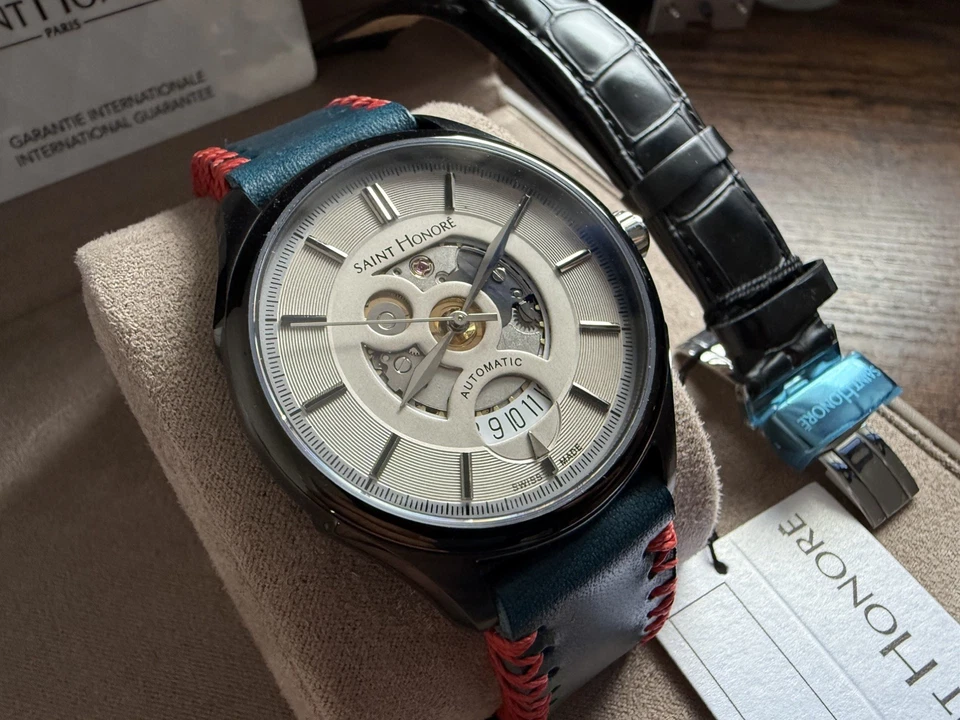 Reloj automático para hombre Saint Honoré Paris - Hecho en Suiza - Sellita SW200 - eta 2824 Foto 3 de 4