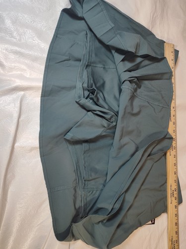 Avia Skort Plisado Spandex Cremallera Bolsillo Absorbe Humedad Talla XXL (20) Verde azulado - Imagen 14 de 14