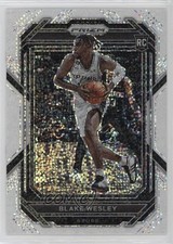 2022-23 Panini Prizm White Sparkle Prizm Blake Wesley #264 Rookie RC
