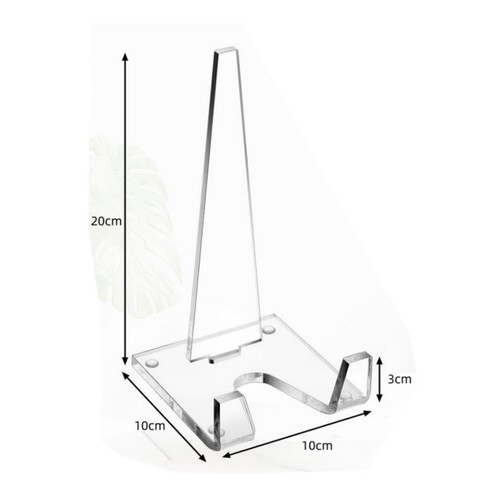 Plate Stands for Display Clear Easel for Plaque Decorative Plate Collectible - Picture 6 of 7