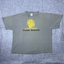 Vintage 2000  s Pink Floyd Tree of Half Life Thrashed T-Shirt Delta Tag Gray XL