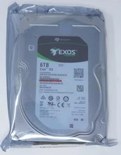 Seagate ST6000NM0095 EXOS 6TB 7.2K 12Gbps 256MB Cache 3.5" SAS HDD Hard Drive