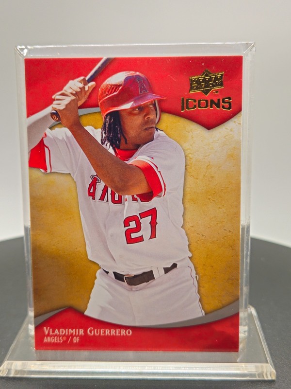 2009 Upper Deck Icons Vladimir Guerrero #100 Los Angeles Angels MLB HOF