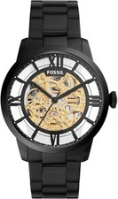Fossil Mens Townsman Watch Stainless Steel Works ME3197 Auto See-Through Back