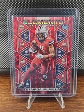 2024 Bowman U Best Tetairoa McMillan Elements of the Game Red Refr. /10 Panthers
