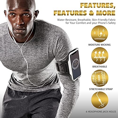 Running Phone Holder L: iPhone+/Pro Max/XR/XS Max/Galaxy+/Ultra/Note Black - 第 7/7 張圖片