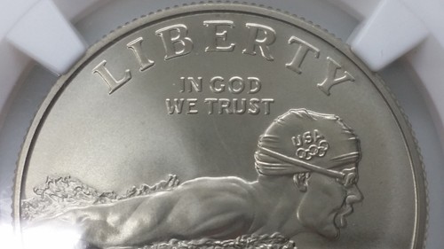 1996 S United States Half Dollar – Atlanta Olympics – Swimming - Picture 10 of 11