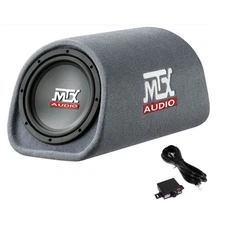 MTX AUDIO 240W Loaded Subwoofer Enclosure Amplified Tube Box Vented (Open Box)
