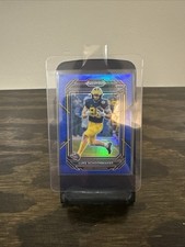 LUKE SCHOONMAKER 2023 PRIZM DRAFT BLUE PRIZM ROOKIE CARD. #98/199. COWBOYS.. rookie card picture