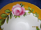 Antique Foley Signed (A. Taylor) Tea Cup & Saucer - Roses & Green Leaves -Lovely — photo 6