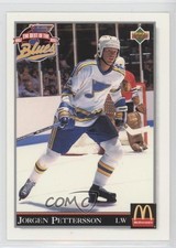1992 McDonald's/Coca-Cola The Best of St Louis Blues Jorgen Pettersson #18 0q3