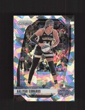 2024 Panini Prizm WNBA #70 Aaliyah Edwards Ice Prizms