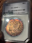 1883 O MS65+ Morgan Silver Dollar Green Holder PCI Toned