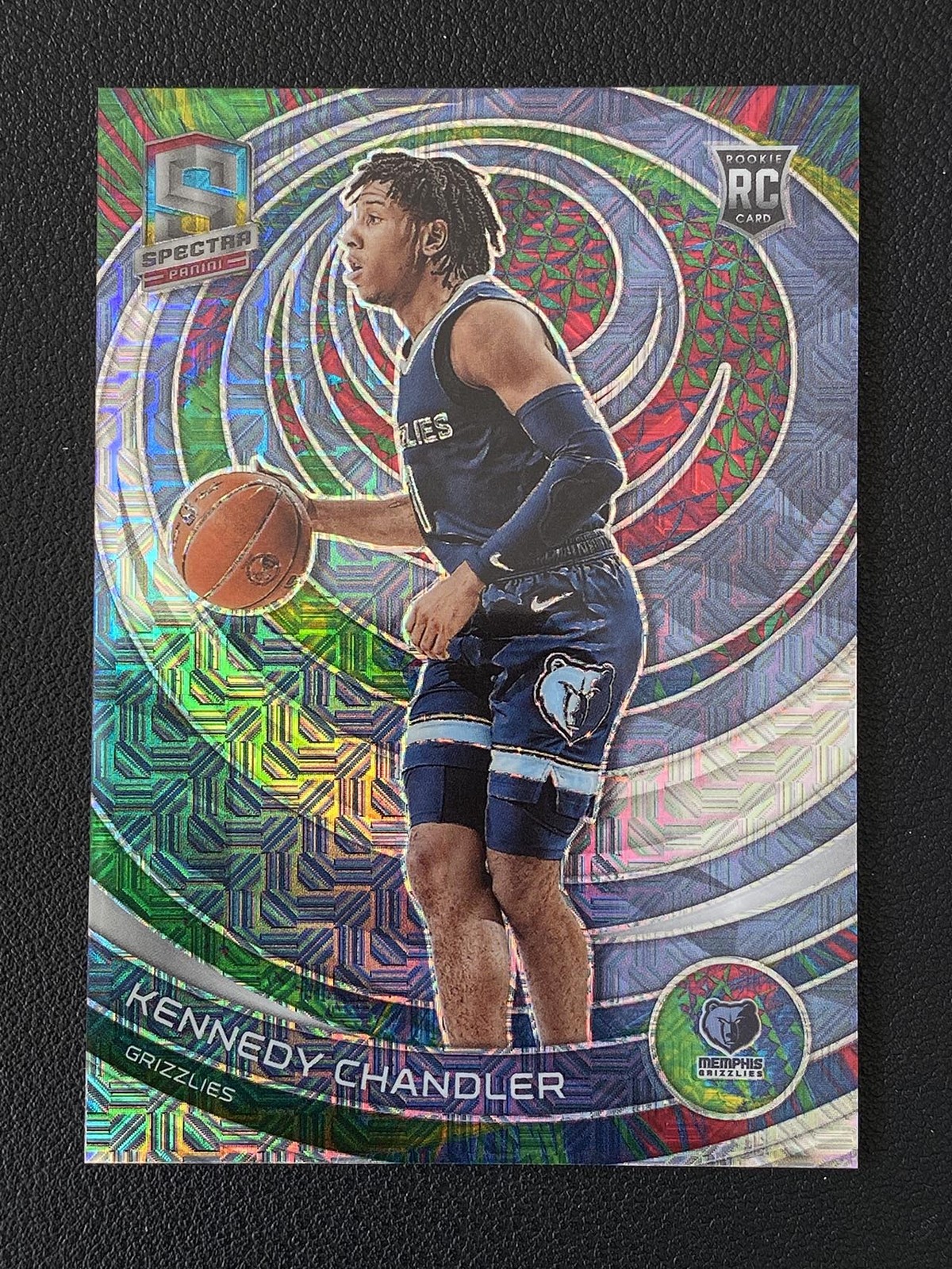 Kennedy Chandler 2022-23 Panini Spectra Meta Prizm 16/25 RC #186