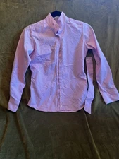 Lot of 2 RJ Classics Sterling Collection Girls Equestrian Shirt Sz 14 Excellent