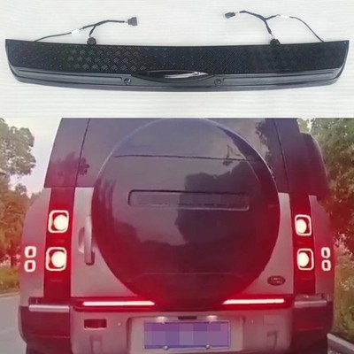 Rear Trunk Door Plate With Flowing Light fits for Defender 90 110 130 2021-2026
