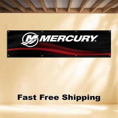 MERCURY 2'X8' BANNER FLAG