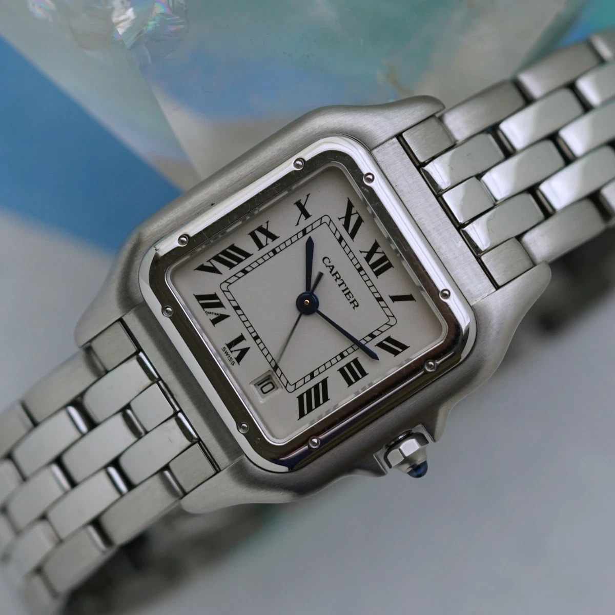 Cartier Panther Cougar SM Watch Stainless Steel CARTIER PANTHERE COUGAR Quartz 32mm Steel Watch | NATILUXIA main image 2