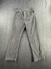 Vtg 70s Levis 646 Actual 30x28 Corduroy Mens Flared Pants White Tab Tag 33x34