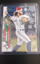 2020 Topps Holiday - Super Rare Short Print Variations Bo Bichette #HW94 Li (RC)
