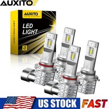 AUXITO 9005 & 9006 Combo LED Headlight High Low Beam Bulbs Kit Replace Halogen