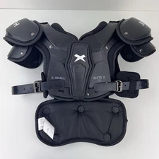 Xenith Flyte Football Shoulder Pads Protective Gear XSmall Youth with Back Plate