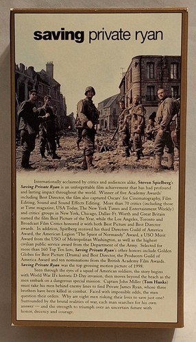 Saving Private Ryan (VHS, 1999) 2-Tape Set, Special Limited Edition Tom Hanks - Picture 4 of 8