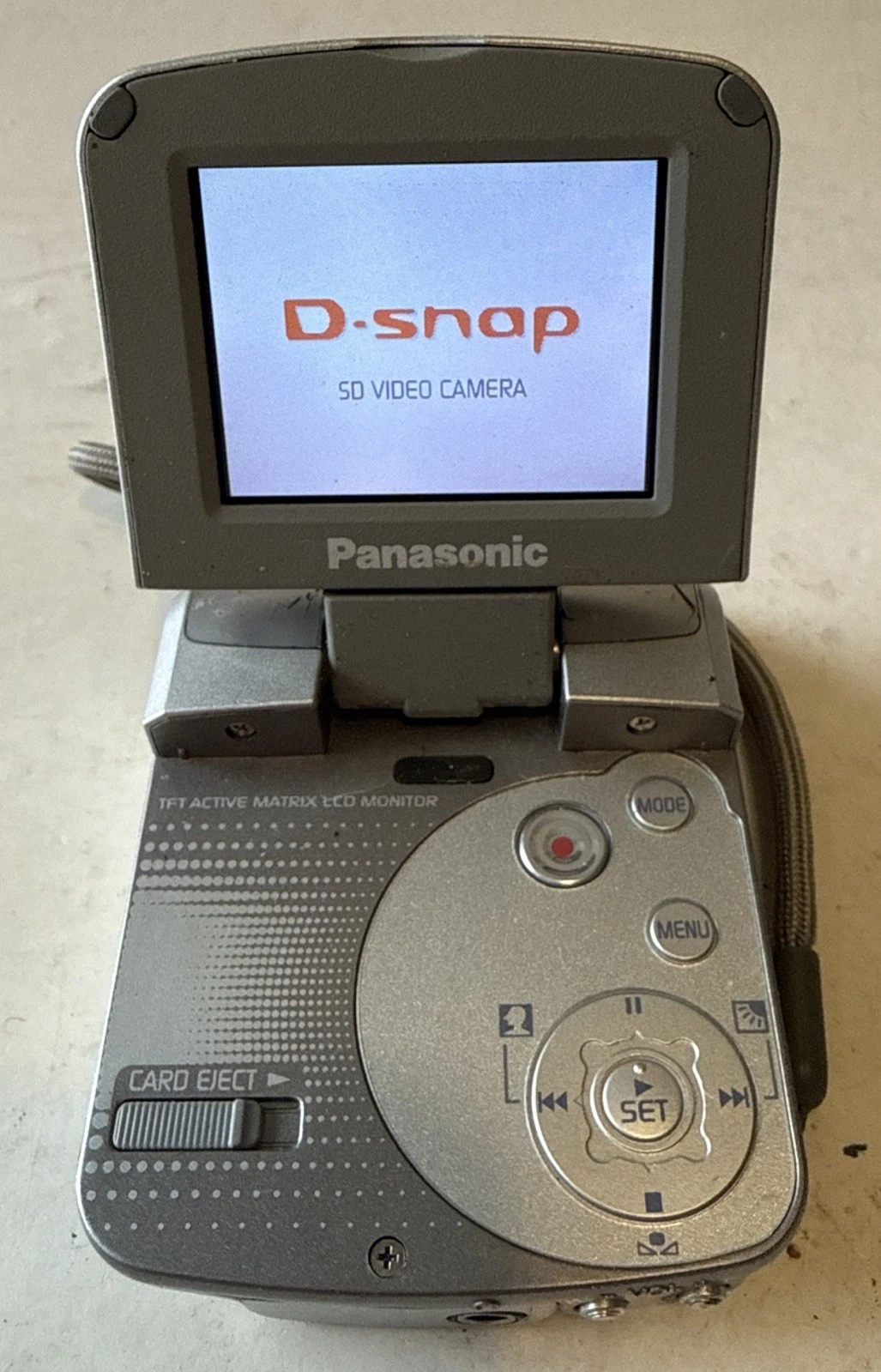 Panasonic D-snap SV-AV25 Digital Palmcorder Camcorder- Silver TESTED RARE - product detail image 2