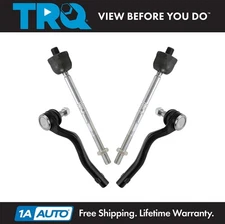 TRQ Front Inner and Outer Tie Rod Set Fits 2010-2015 Mercedes-Benz