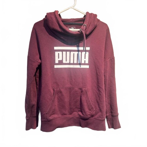 PUMA Women's Maroon Cowl Neck Sweater