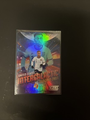 2021-22 Panini Score FIFA - Sergino Dest Intergalactic Case Hit USA