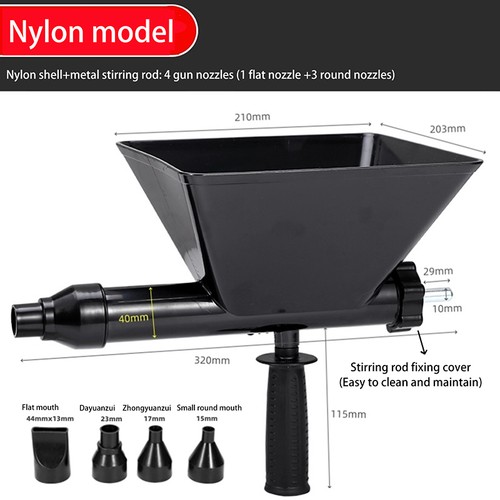 Electric Cement Grouting Machine Hand-held Cement Mortar Caulking Guns Automa-wf - Photo 8/11