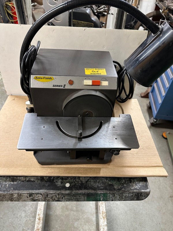 GLENDO ACCU-FINISH SERIES II 6" CARBIDE GRINDER 115V + 360 GRIT DIAMOND WHEEL 