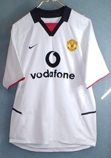 NIKE M.U. Shirt #5 Men's M White Short Sleeve Used