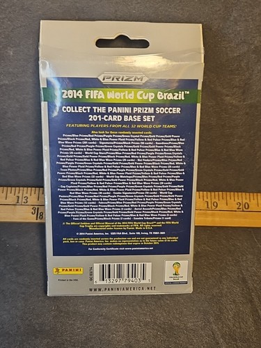 Caja de paquete de suspensión de fútbol de la Copa Mundial Panini Prizm 2014 - ¡Sellada de fábrica!! - Imagen 8 de 22