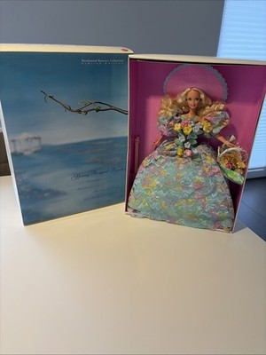 Barbie Spring Bouquet 1994 Puppe Enchanted Seasons Mattel 12989 NRFB