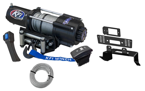 KFI 4500lbs UTV Winch Wide Mount Kit 2011-2014 Polaris Ranger Crew Diesel 900 - 第 1/7 張圖片