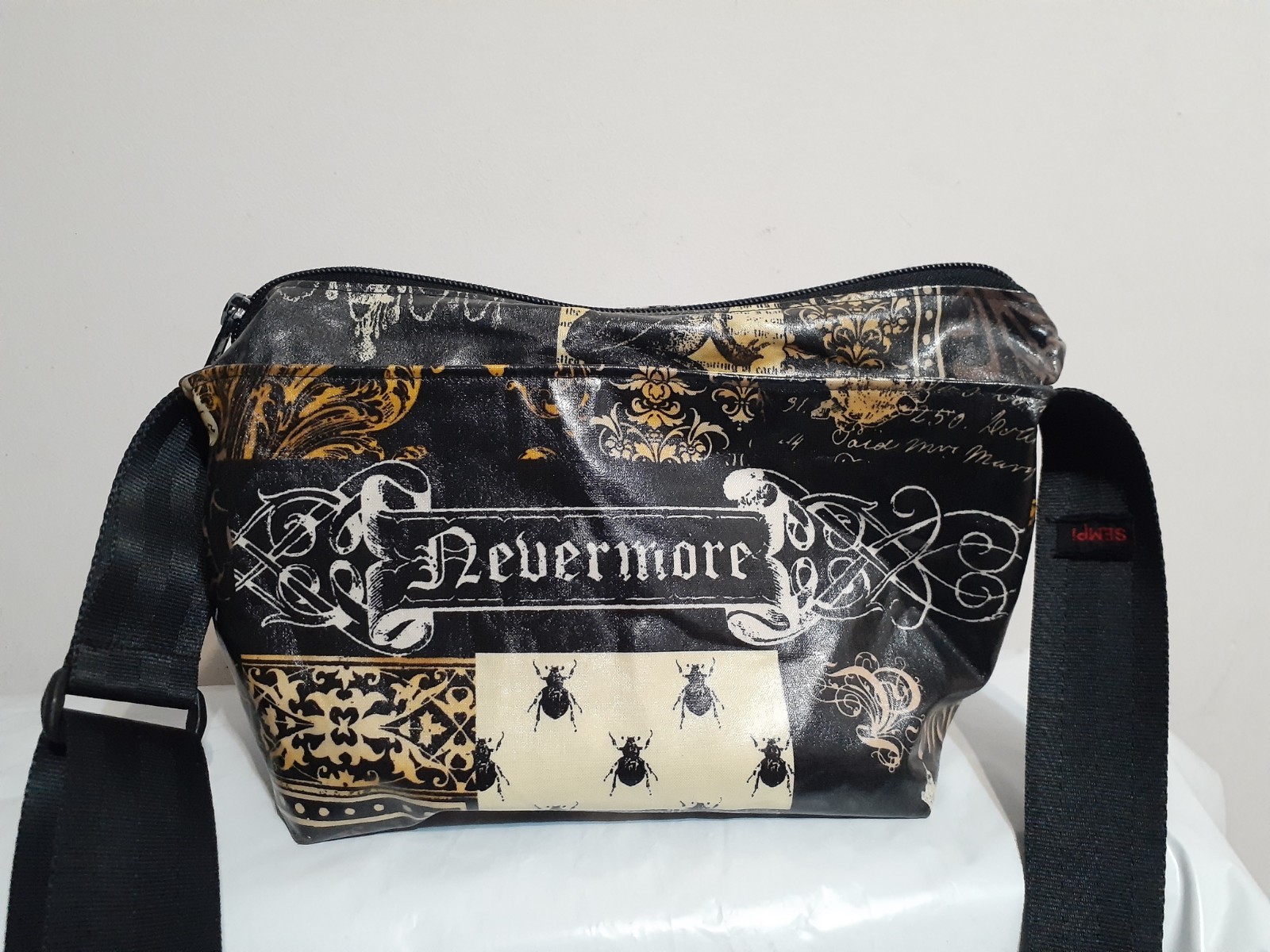 Nevermore Gothic Antique Patchwork Skulls Spider … - image 4