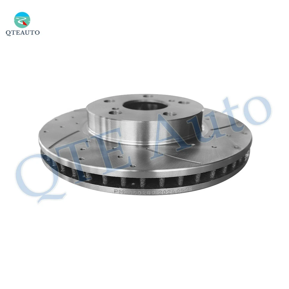 4 rotores de freno ranurados perforados delanteros 255 mm-traseros 259 mm para Toyota Prius 2010-2015 Foto 3 de 4